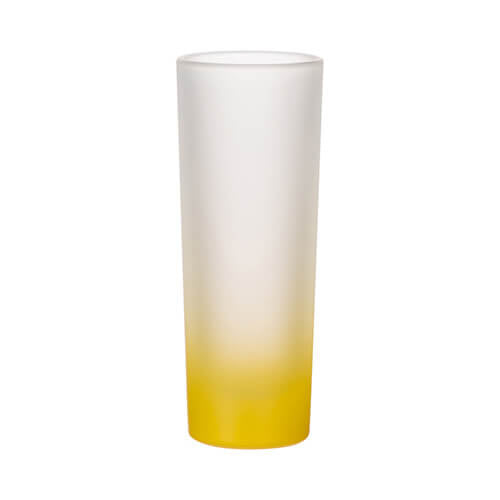 90ml (3oz) Frosted Shotglaasje Gradient Geel voor sublimatie