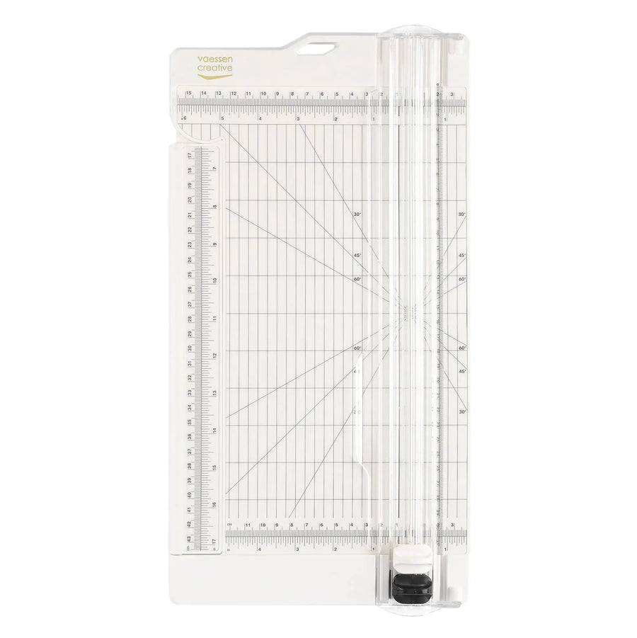 Vaessen Creative • Papiersnijder met Rilfunctie 15x30,5cm Offwhite