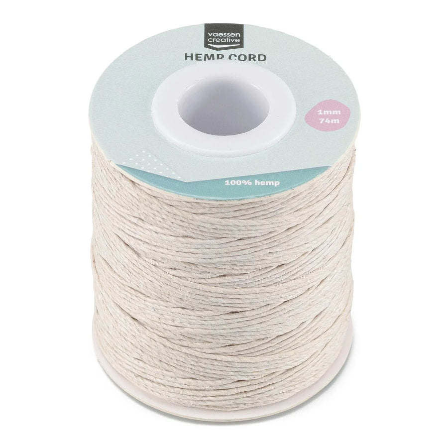 Vaessen Creative • Hemp koord Assortiment 4x10m Naturel