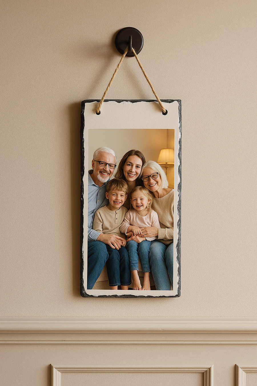 Leisteen Hangend 14x29 cm voor sublimatie