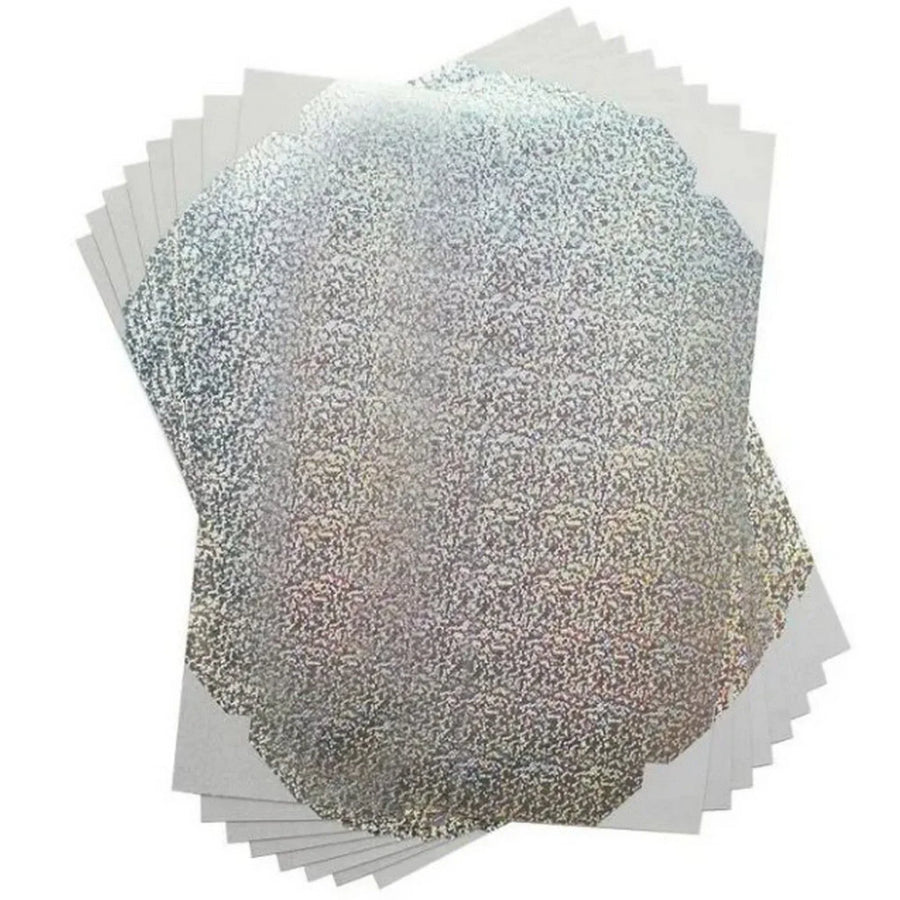 Silhouette stickerpapier holografische stippen