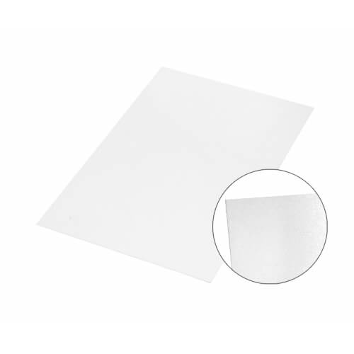 Aluminium plaat 10x15cm Wit - voor sublimatie