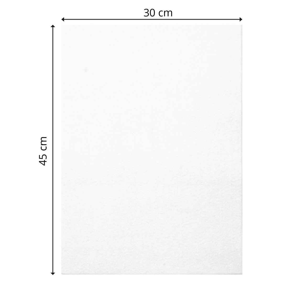 Vaessen Creative • Vilt 3,5mm 30x45cm Wit 1st