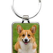 Metalen Sleutelhanger Rechthoek  3x7,5 cm Blanco Sleutelhanger voor Sublimatie Bedrukking Gepersonaliseerde Sleutelhanger