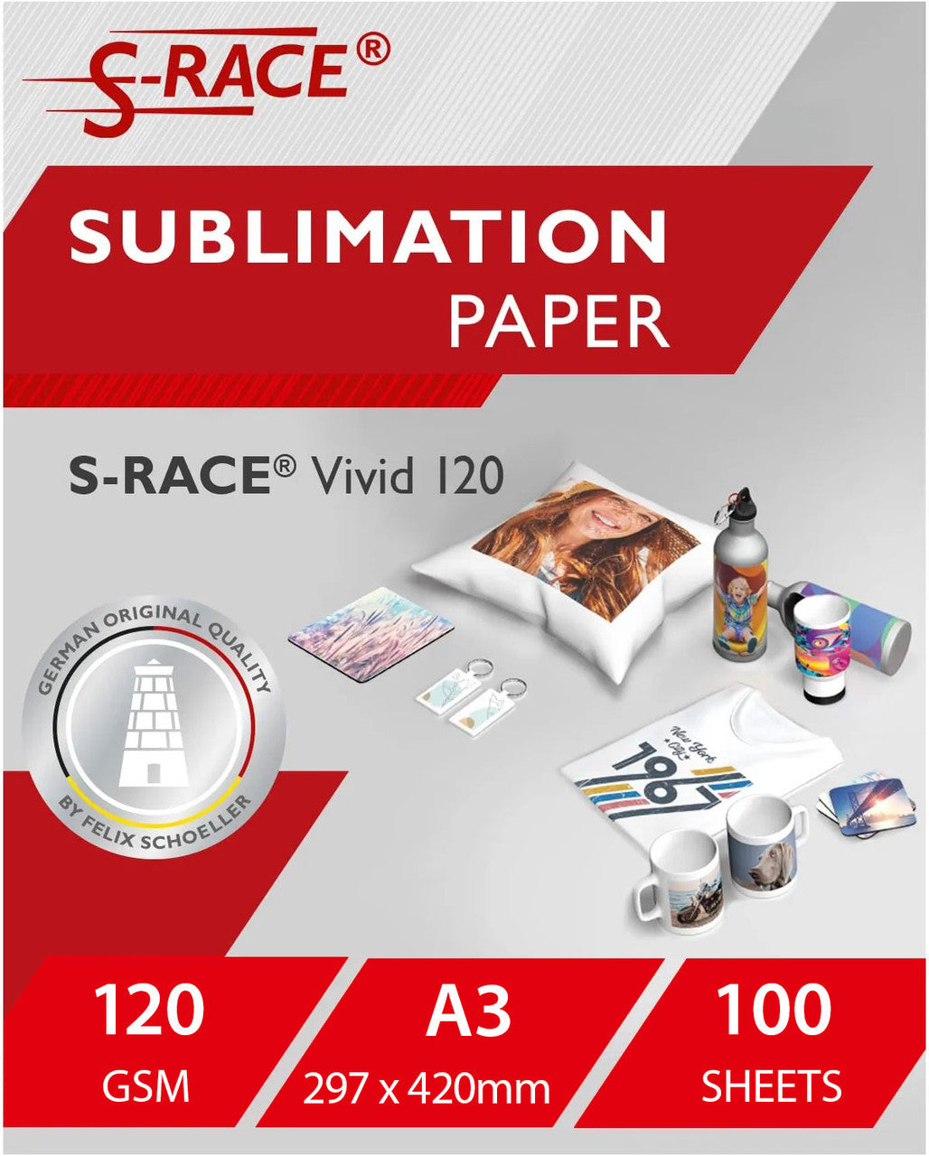 sublimatiepapier a3 120g s-race vivid