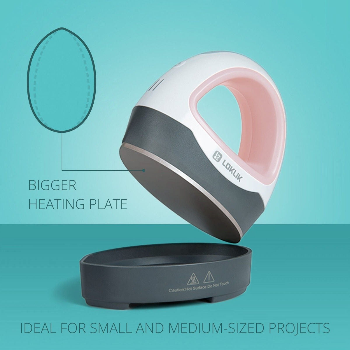 LOKLiK • Mini Heat Press Roze - afbeelding 8