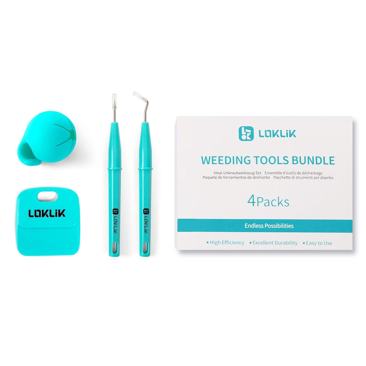 LOKLiK • Weeding Tools Set Blauw 4st. - afbeelding 3
